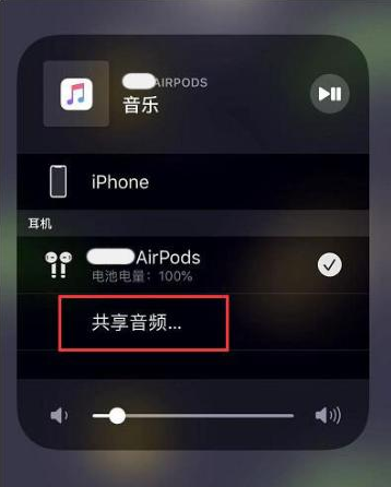 友好苹果14音频维修点分享iPhone14音频共享设置方法 