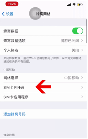 友好苹果14维修网分享如何给iPhone14的SIM卡设置密码 