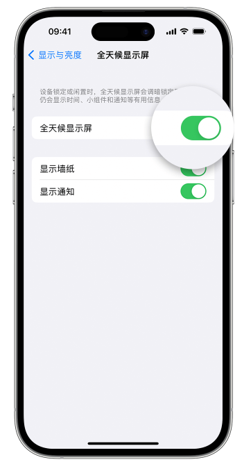 友好苹果14维修店分享如何自定义 iPhone 14 Pro 常亮显示屏 