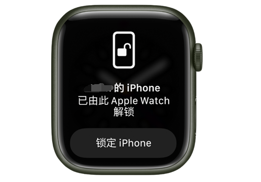 友好苹果手机维修分享用 AppleWatch 解锁配备面容 ID 的 iPhone方法 