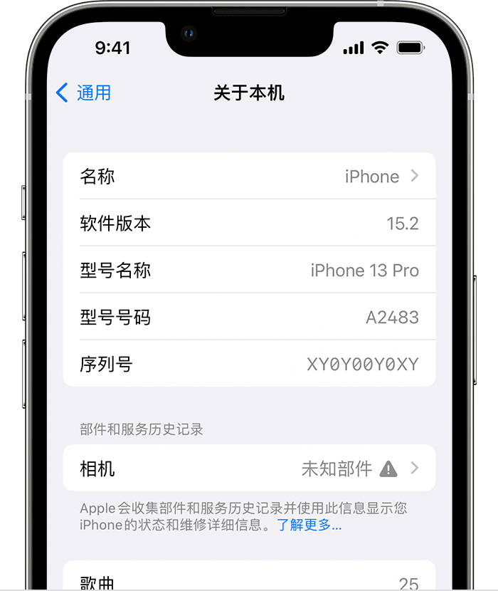 友好苹果维修分享iPhone 出现提示相机“未知部件”是什么原因？ 