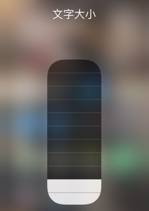 友好苹果手机维修分享小技巧：在 iPhone 控制中心快速调节字体大小 