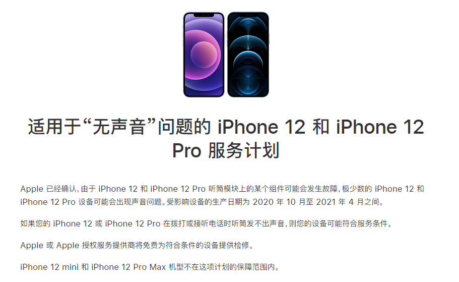 友好苹果手机维修分享iPhone 12/Pro 拨打或接听电话时无声音怎么办 